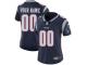 Women's Limited Nike Navy Blue Home Jersey - NFL New England Patriots Customized Vapor Untouchable