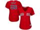 Women's Majestic Boston Red Sox #56 Joe Kelly Authentic Red Alternate Home MLB Jersey