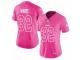 Women's Nike Kansas City Chiefs #32 Spencer Ware Limited Pink Rush Fashion NFL Jersey