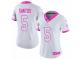 Women's Nike Kansas City Chiefs #5 Cairo Santos Limited White Pink Rush Fashion NFL Jersey