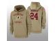 Youth 2019 Salute to Service Josh Norman Redskins Tan Sideline Therma Hoodie Washington Redskins