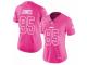 Youth Girl Nike Kansas City Chiefs #95 Chris Jones Limited Pink Rush Fashion NFL Jersey
