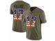 Youth Nike Baltimore Ravens #17 Mike Wallace Limited Olive/USA Flag Salute to Service NFL Jersey