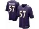 Youth Nike Baltimore Ravens #57 C.J. Mosley Game Purple Team Color NFL Jersey