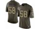 Youth Nike Baltimore Ravens #58 Elvis Dumervil Limited Green Salute to Service NFL Jersey