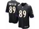 Youth Nike Baltimore Ravens #89 Steve Smith Sr Game Black Alternate NFL Jersey