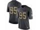 Youth Nike New England Patriots #95 Chris Long Limited Black 2016 Salute to Service NFL Jersey