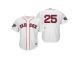 Youth Red Sox 2018 World Series Majestic White Steve Pearce Cool Base Player Number Jersey
